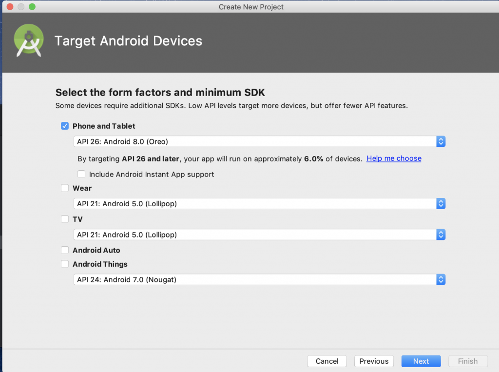 Target Android Devices